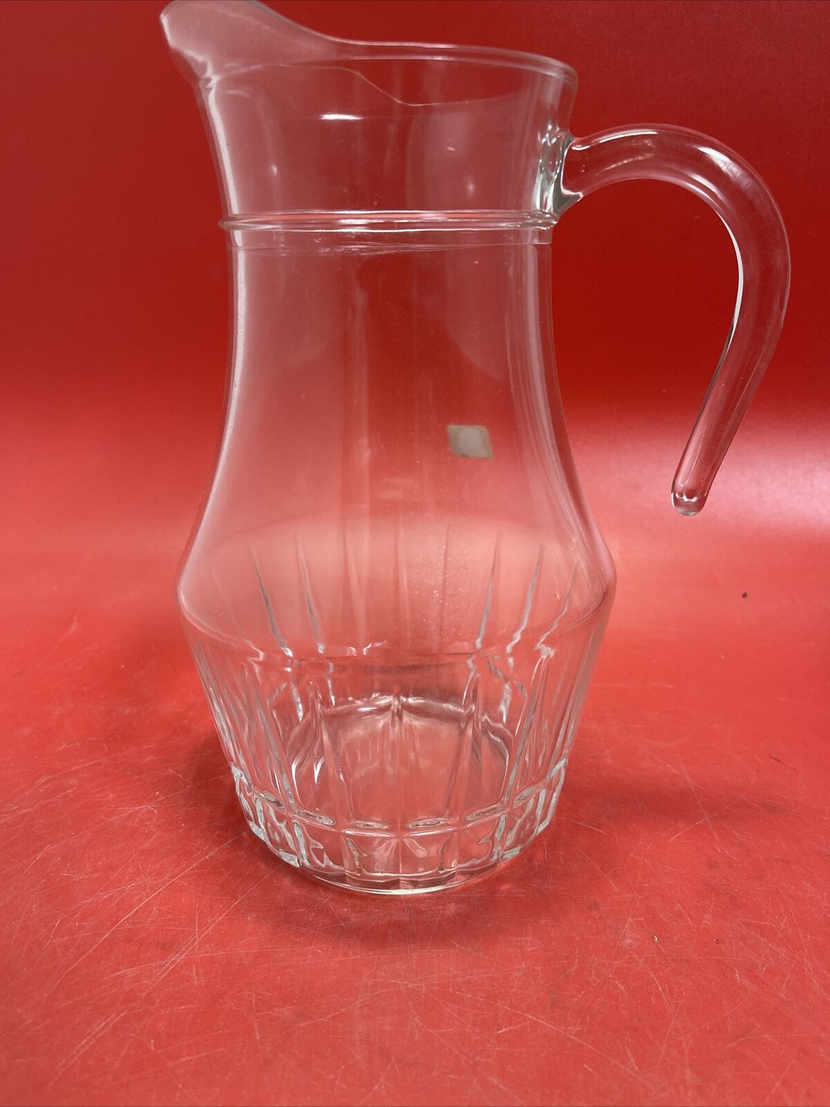 Vintage Lady Victoria Fine Crystal Stemware Water Pitcher 9"France