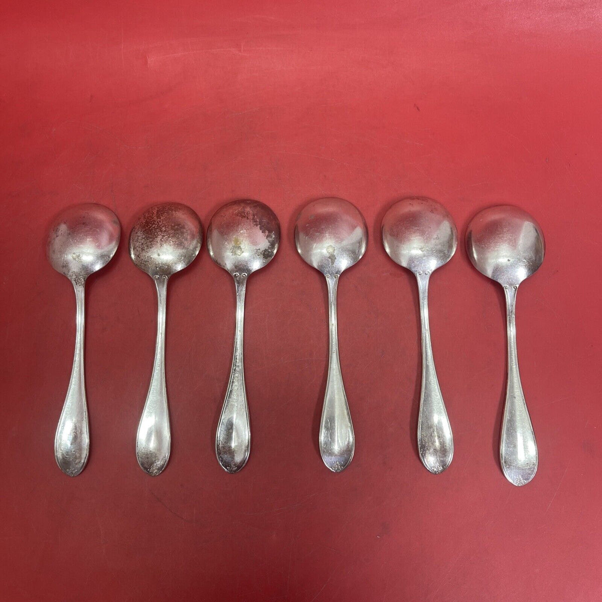 Williams Bros. Mfg. Co. Silverplate spoon Queen Helena Pattern Lot 6