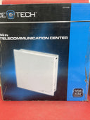 Commercial Electric 14 in. Telecommunication Center,white 1000 015 580. Open box