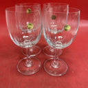 Vintage Laura Casual Optic Wine Crystal Lot 4 # 4112