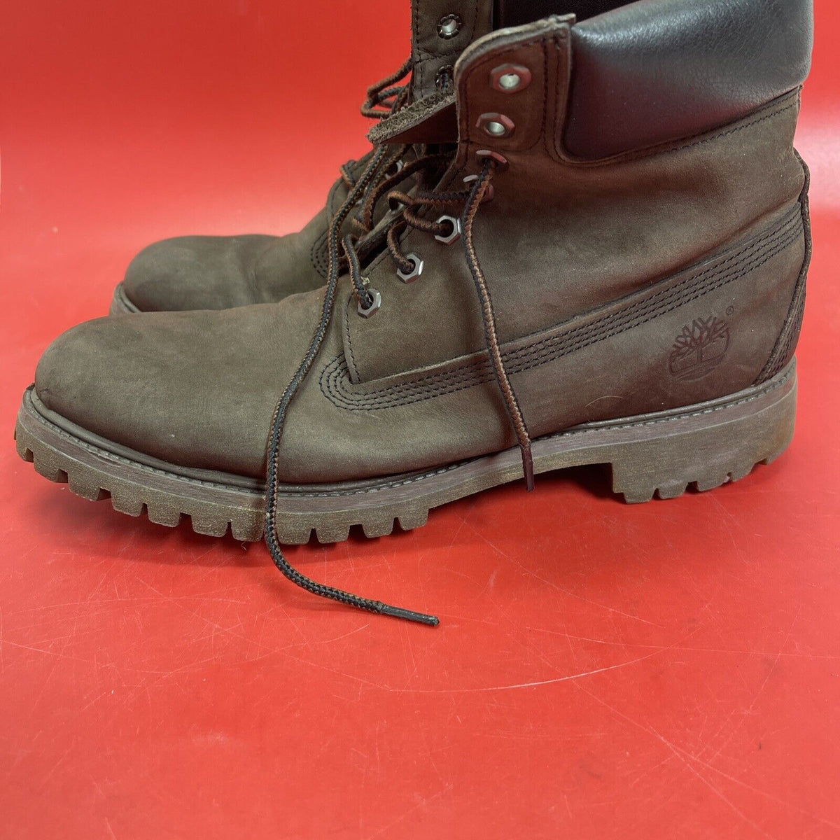 Timberland Men's  Waterproof Lace-Up Boots Brown Size 10.5M