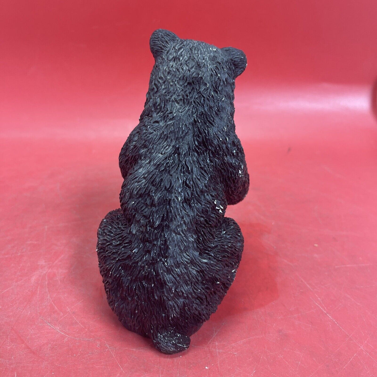 Black Bear Mom and Cub Resin Slide Figure, 6" Tall