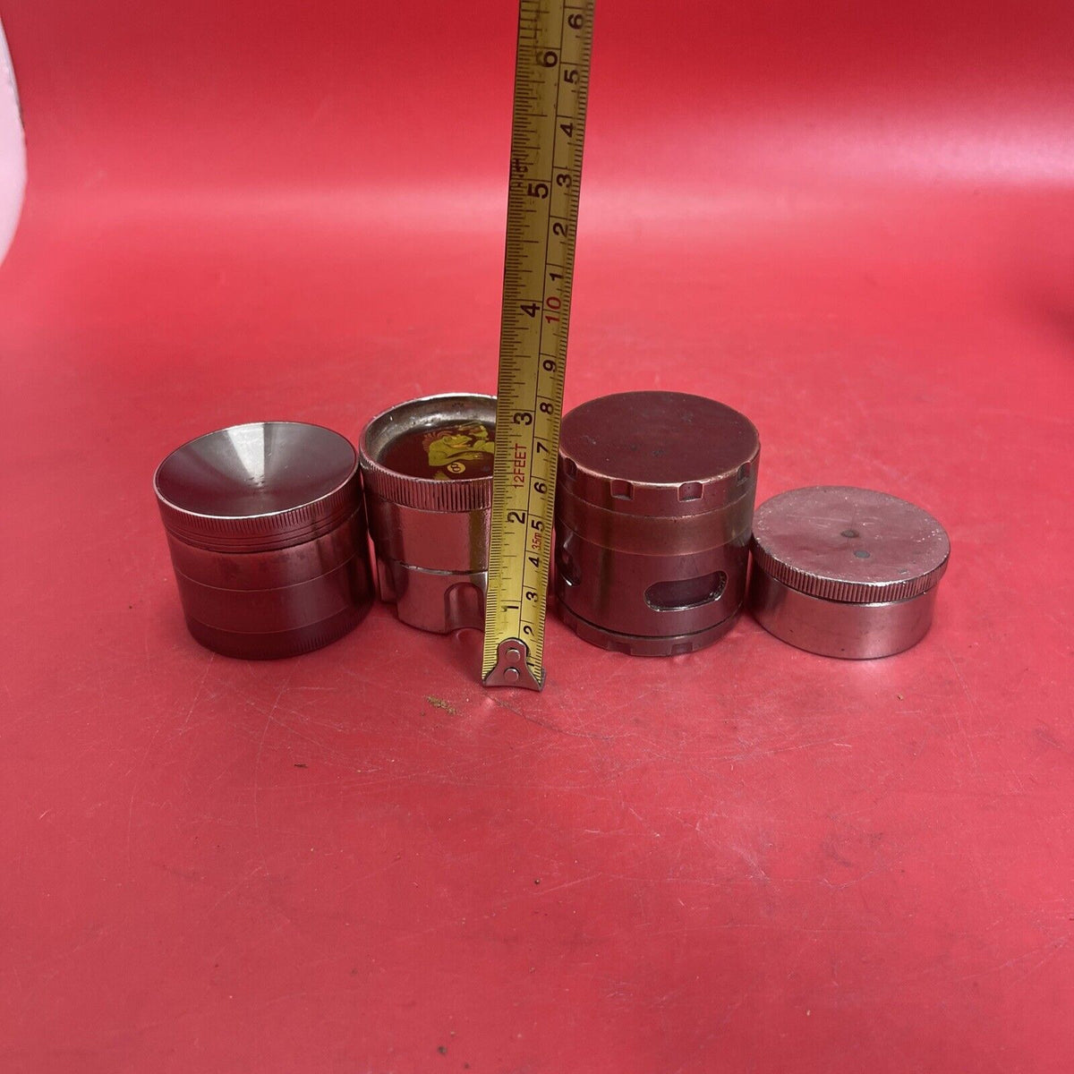 2.5 Inch Tobacco Herb Spice Grinder Herb Crusher Lot 3