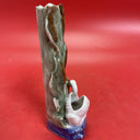 Majolica Swan & Cattails Bud Vase 7” Tall Made in Germany Signed & Numbered
