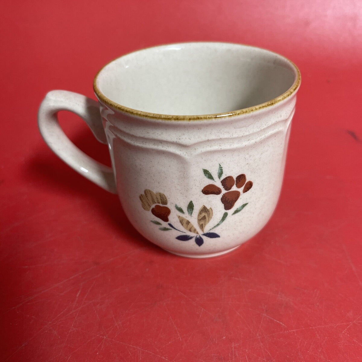 Brambleberry Cumberland Coffee Mugs Stoneware Japan Set of 8 & 1 Creamer