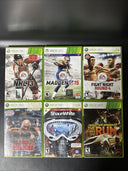 Lot Of 6 Xbox 360 Sport Games In Original Box, *38