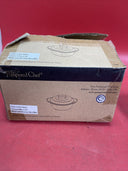 Pampered Chef -  3-Cup - Casserole Dish - White Ceramic - Lid & Dish
