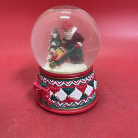 Vintage Santa Claus 🎅 Musical Snow Globe