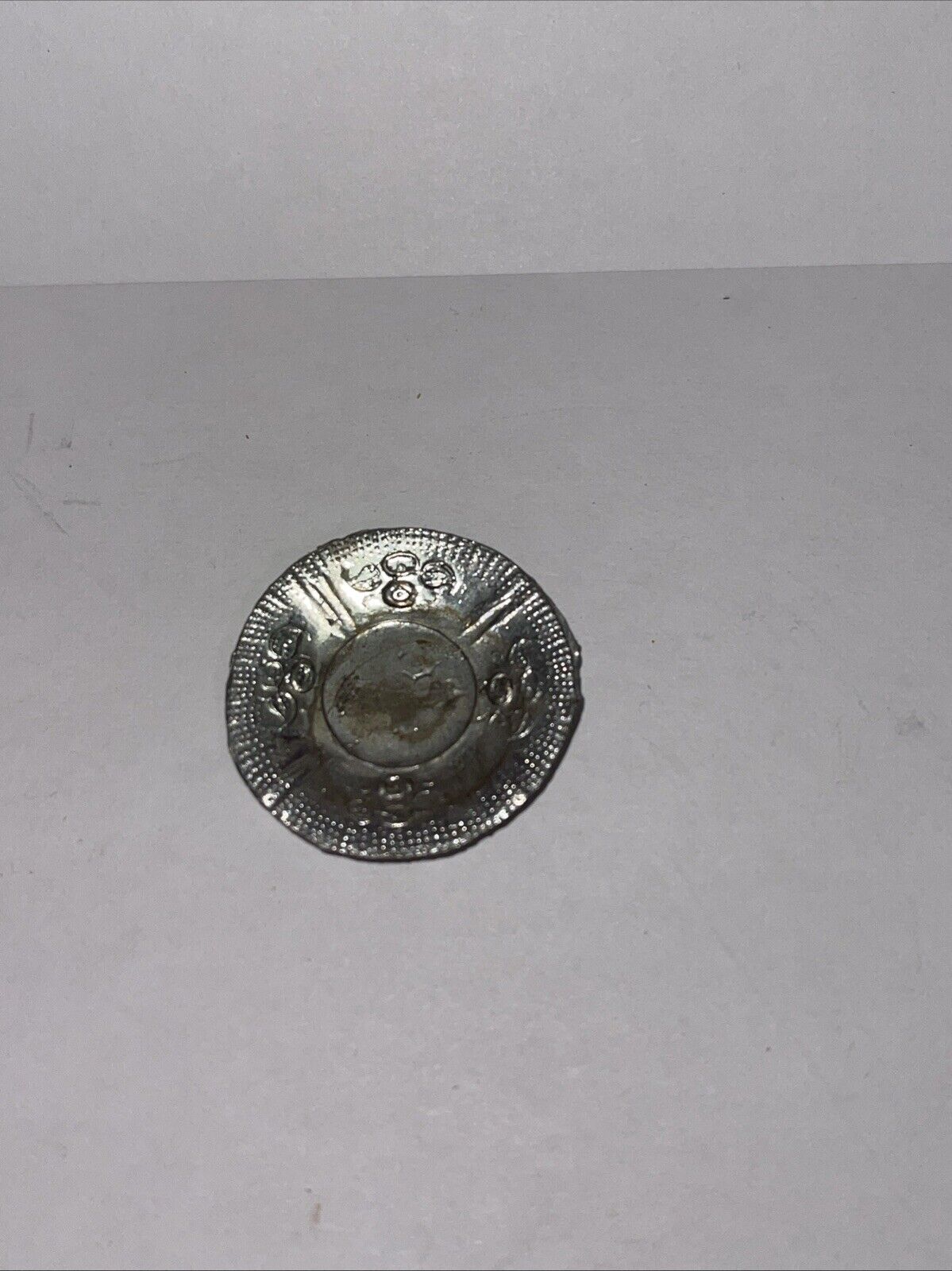 Vintage Miniature Pewter Tea Set Made in Germany