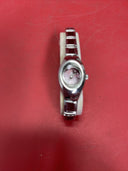 QBOS  AMETHYST LADIES WRIST EARING WATCH GIFT SET