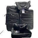 American Flyer Argyle Jacquard -5PC Luggage set -Black