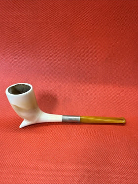 Vintage Porcelain Pipe Goede Waagen Holland