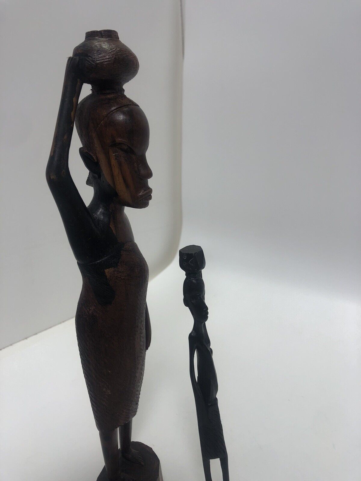 Handcrafted  Native Woman  From Hati Set of 2