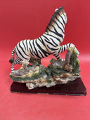 Endangered Species Collection Zebras Figurine