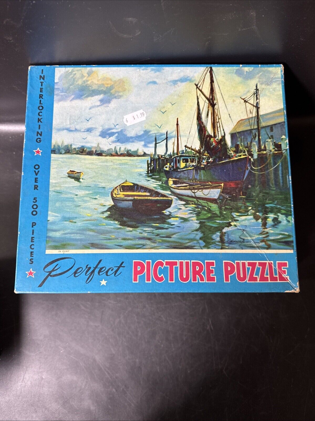 VINTAGE PERFECT PICTURE PUZZLE/ Lot Of 6 Used *7