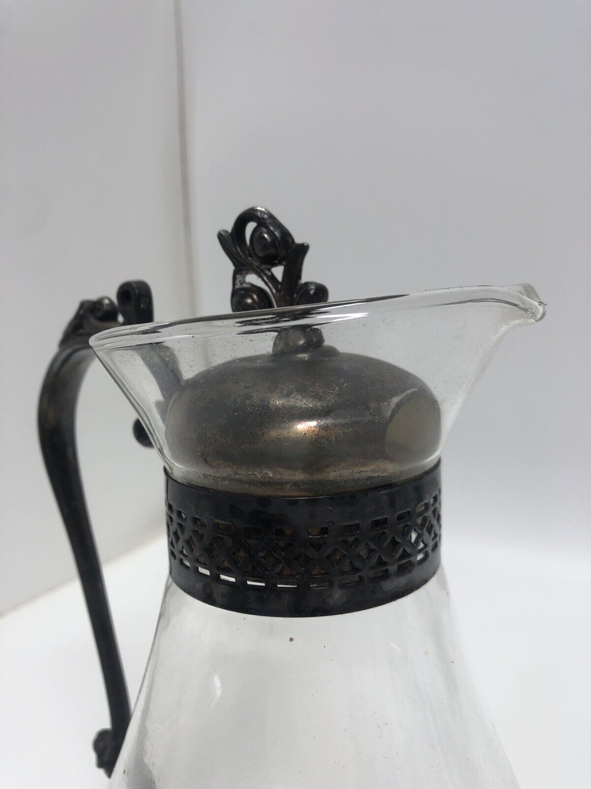 Vintage Antique FB. Rogers Silver Co.1883 Silver Plated Coffee/Tea Pot