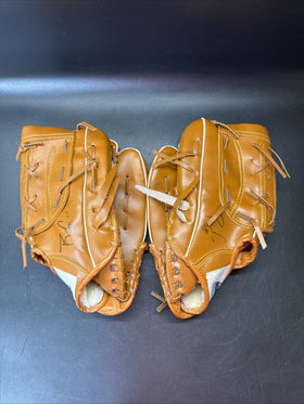 Vintage Trenton Thunder Commerce Bank Baseball Gloves/ Set Of 2: Right And Left