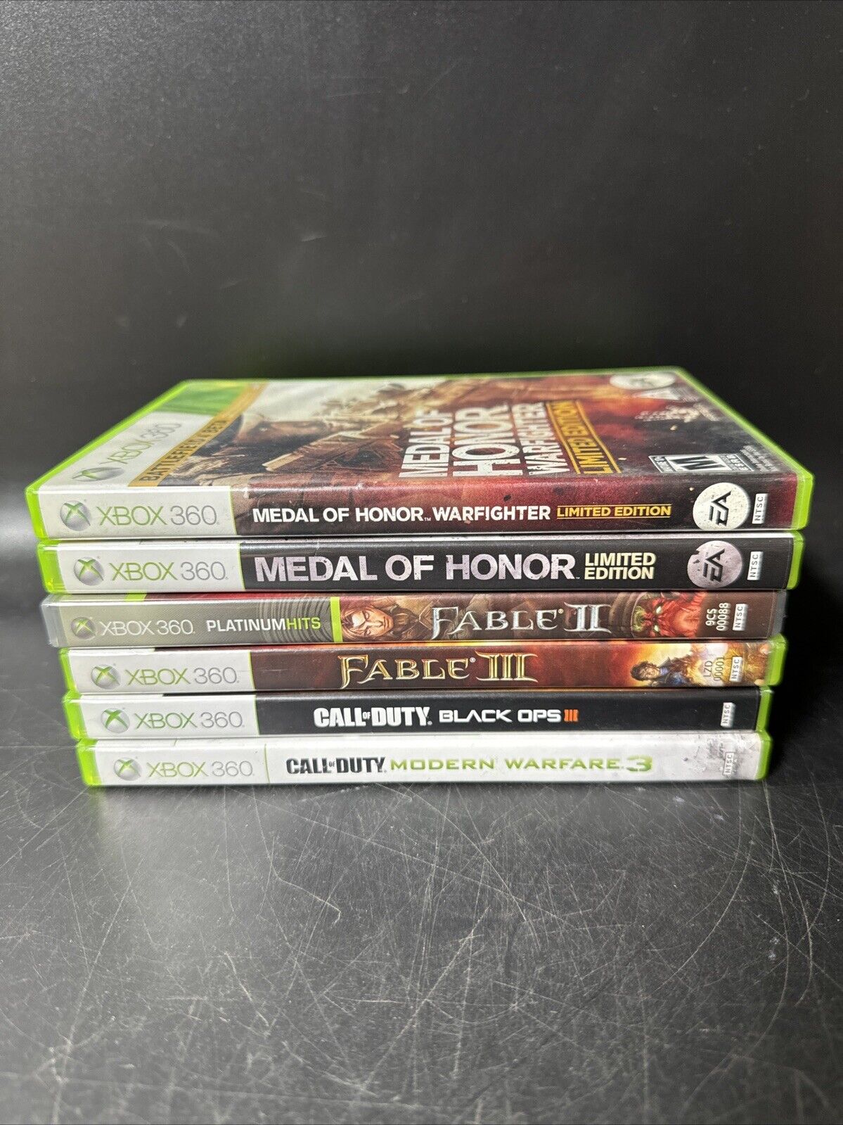 Xbox 360 Games Medal Of Honor, Fable, Call Of Duty/ Lot Of 6, *31