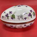 Norleans Eggs Made Japan Lusterware Porcelain Dresser Box Easter Trinket Dish 2