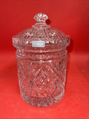Dublin Crystal Biscuit Box.  Shannon Crystal by Godinger- New-Lot 2
