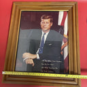 Vintage Picture Of John F. Kennedy With Famos Quote Ask Not.