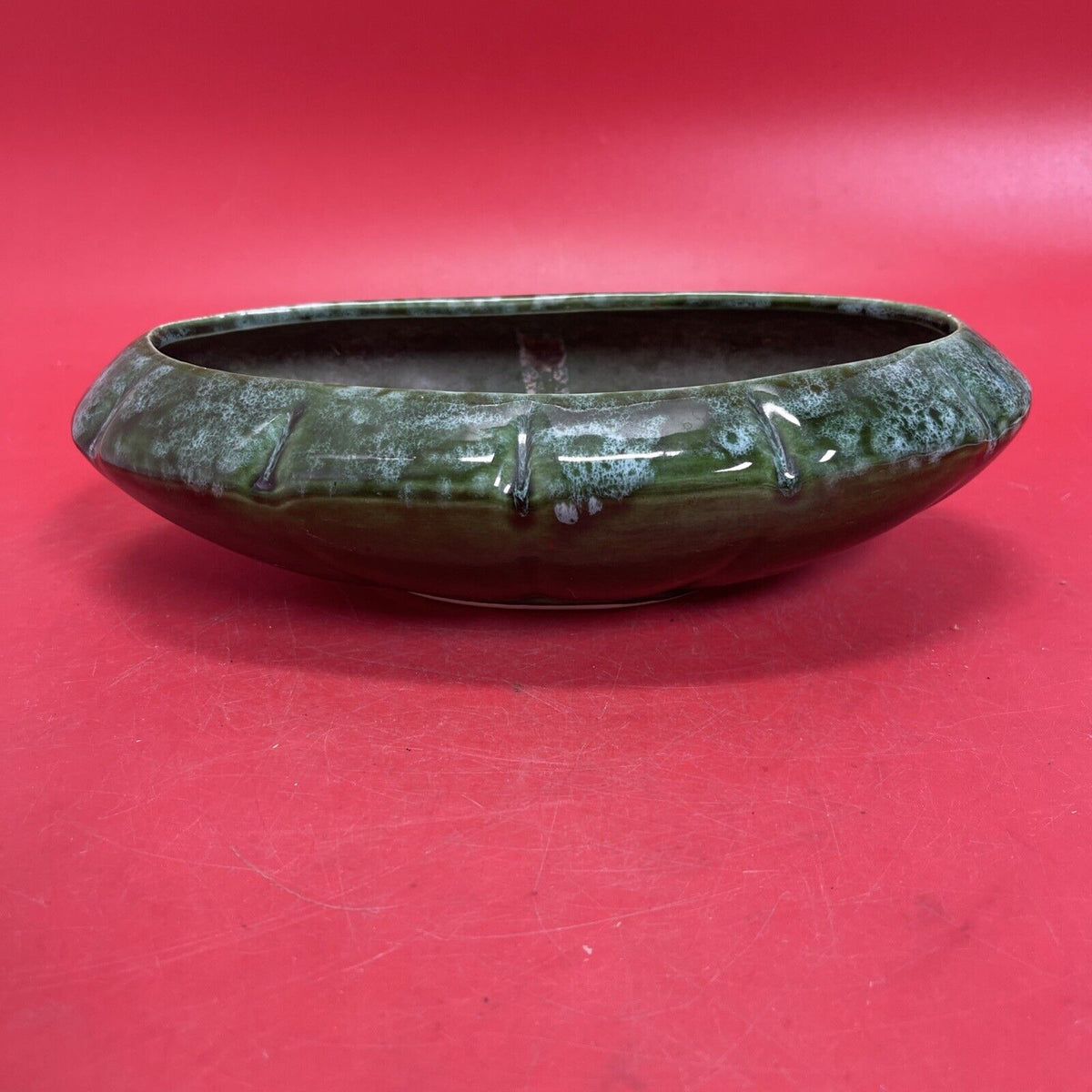 Vintage Ceramic Drip Glaze Planter # 587