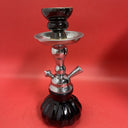 Hookah Hasish Tobacco Water Bong Pipe Vintage Purple/Black Case