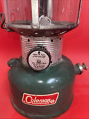 Vintage Coleman #228F Double Mantle Lantern Big Hat
