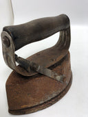 VINTAGE SAD IRON WITH COPPER BASE