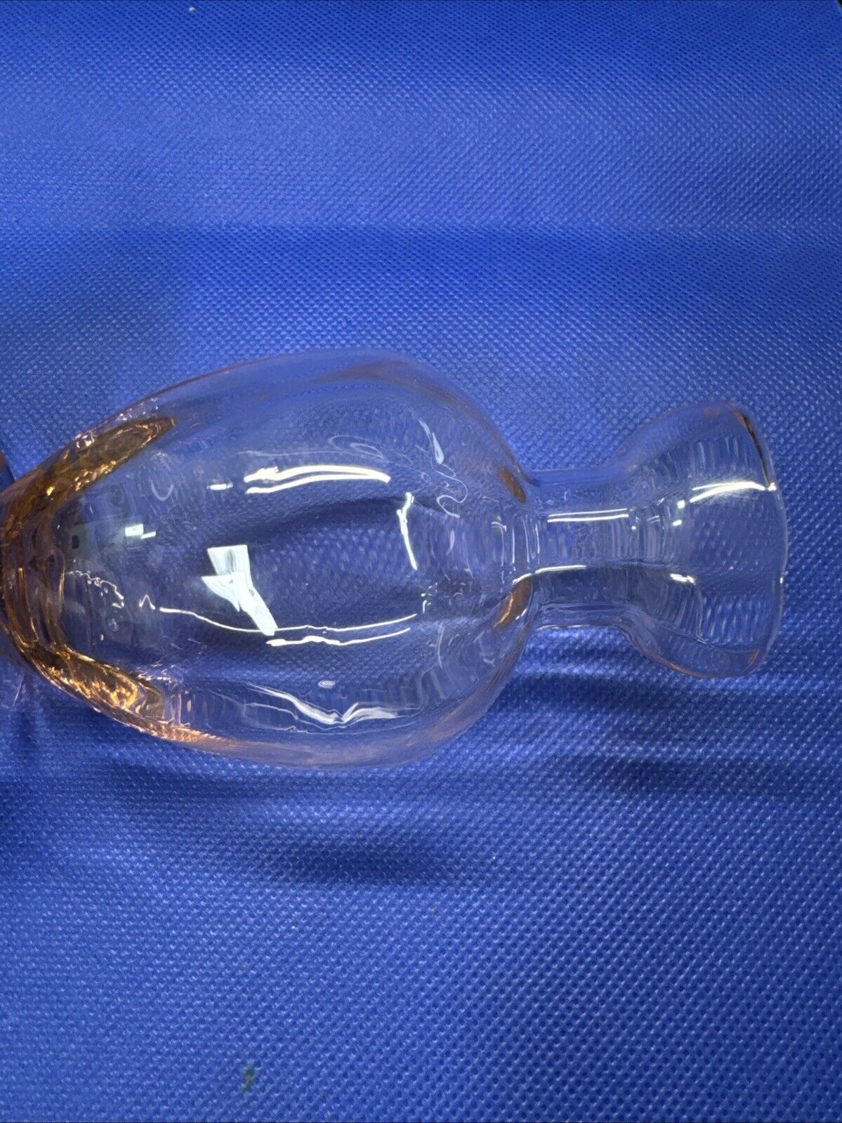 Vintage Glass Perfume Bottle with Stopper