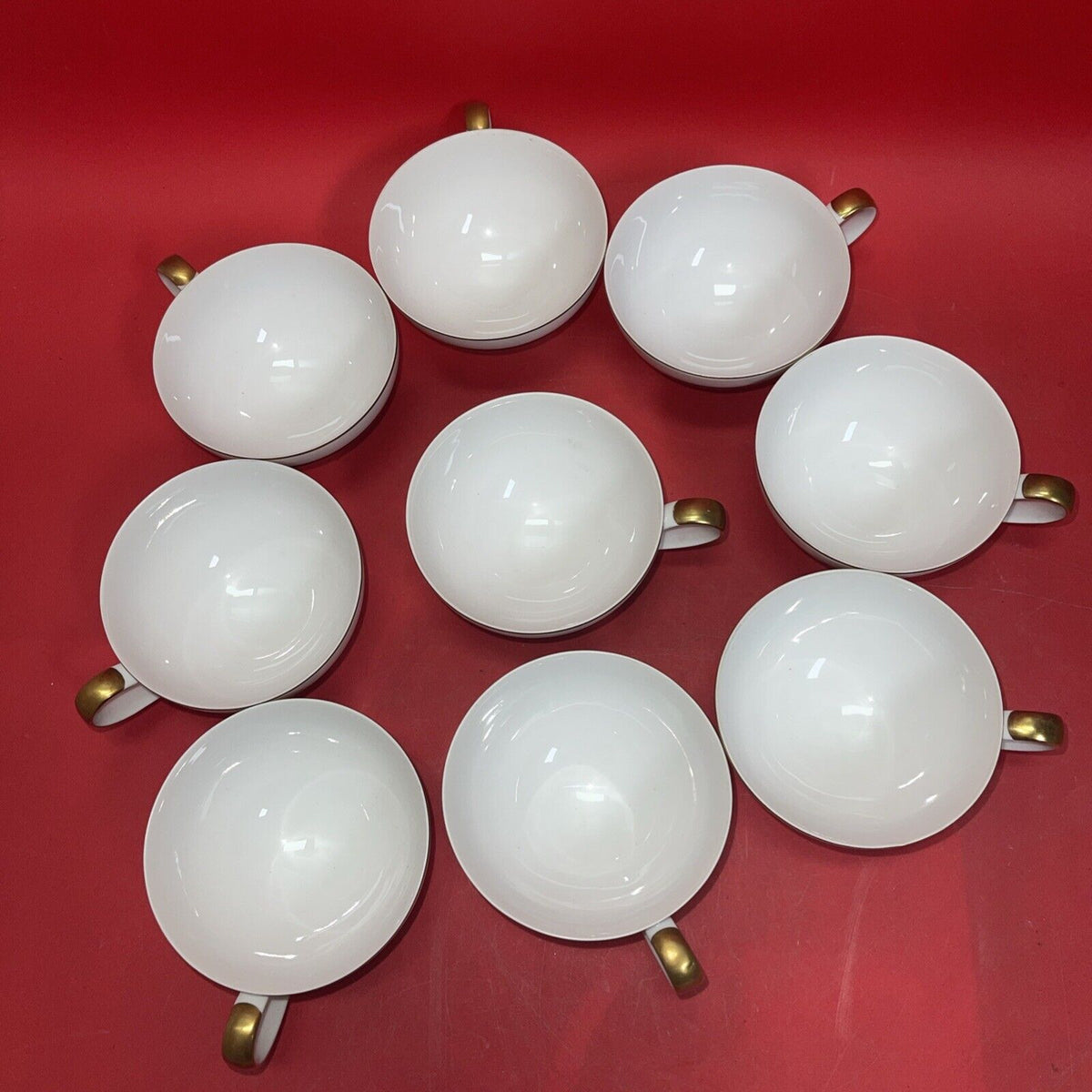 MIKASA Fine China NARUMI "Plaza" Lot 9 CUPS