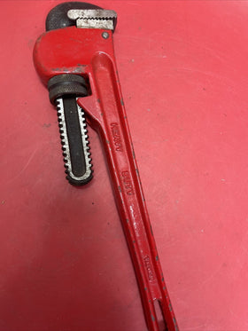 2 Pipe wrench 14"-10", adjustable, heavy duty, HD, used