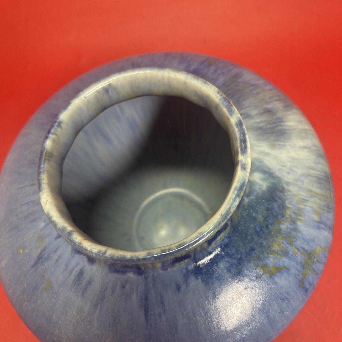 Roseville Tourmaline Bulbous Vase 5" / Fantastic Glaze