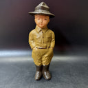 Ranger Dough Boy Solider Cast Iron Still Penny Bank