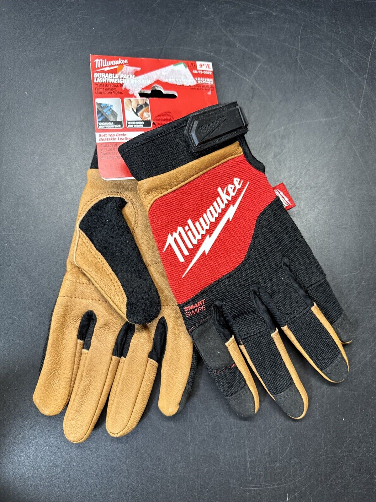 Milwaukee Leather Performance Work Gloves 9” Large 48-73-0022