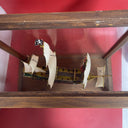 Vintage Model Ship ,,Captain Kidd’’ In a Wooden Frame & Glass