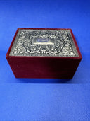 Vintage Silver Plated Jewelry Box