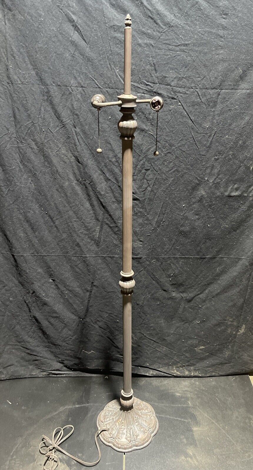 Victorian Double Socket   Floor Lamp