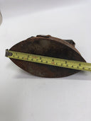 VINTAGE SAD IRON WITH COPPER BASE