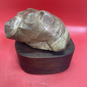Vintage Art Deco ,,Sleeping tiger’’Handmade from Stone ,Janas