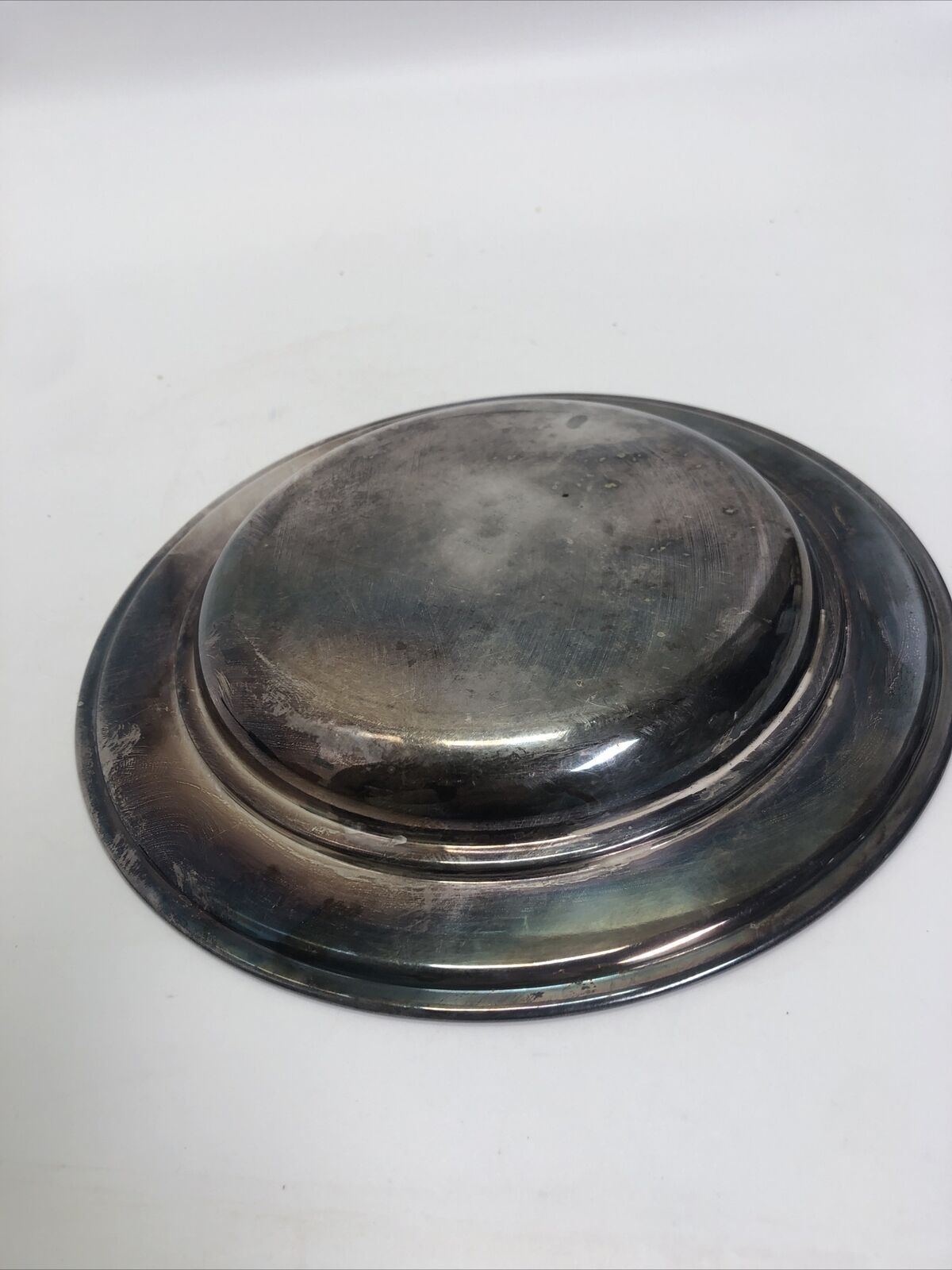 Silver Plate Serving Dish with Makers