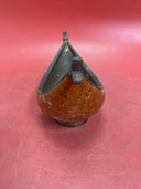 Kashkul Begging Bowl Kashmir Handcrafted Papier Mache Lacquer Brass Dish