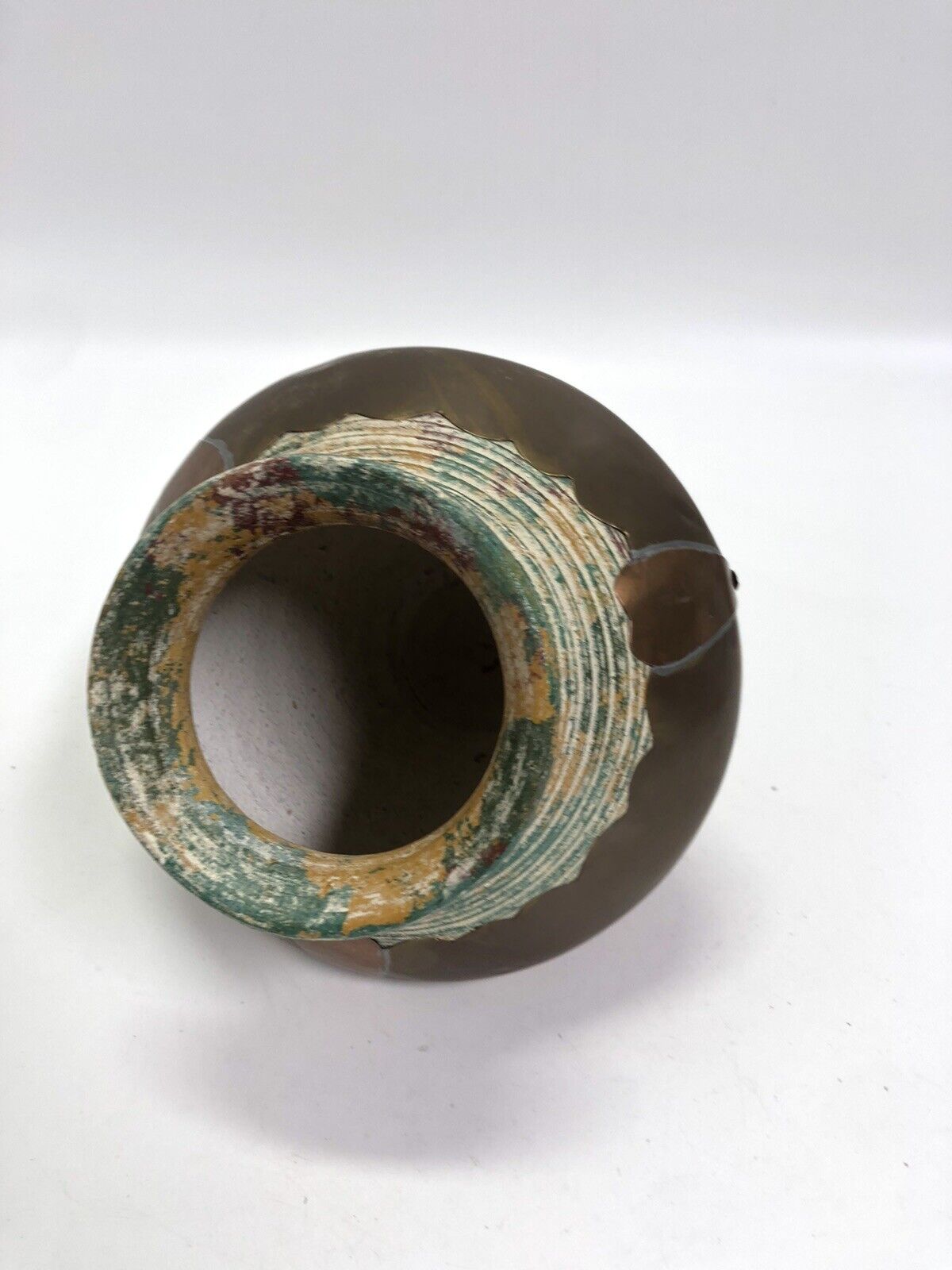 Vintage Japan Textured Majolica Style with Fruit Cone Shaped
