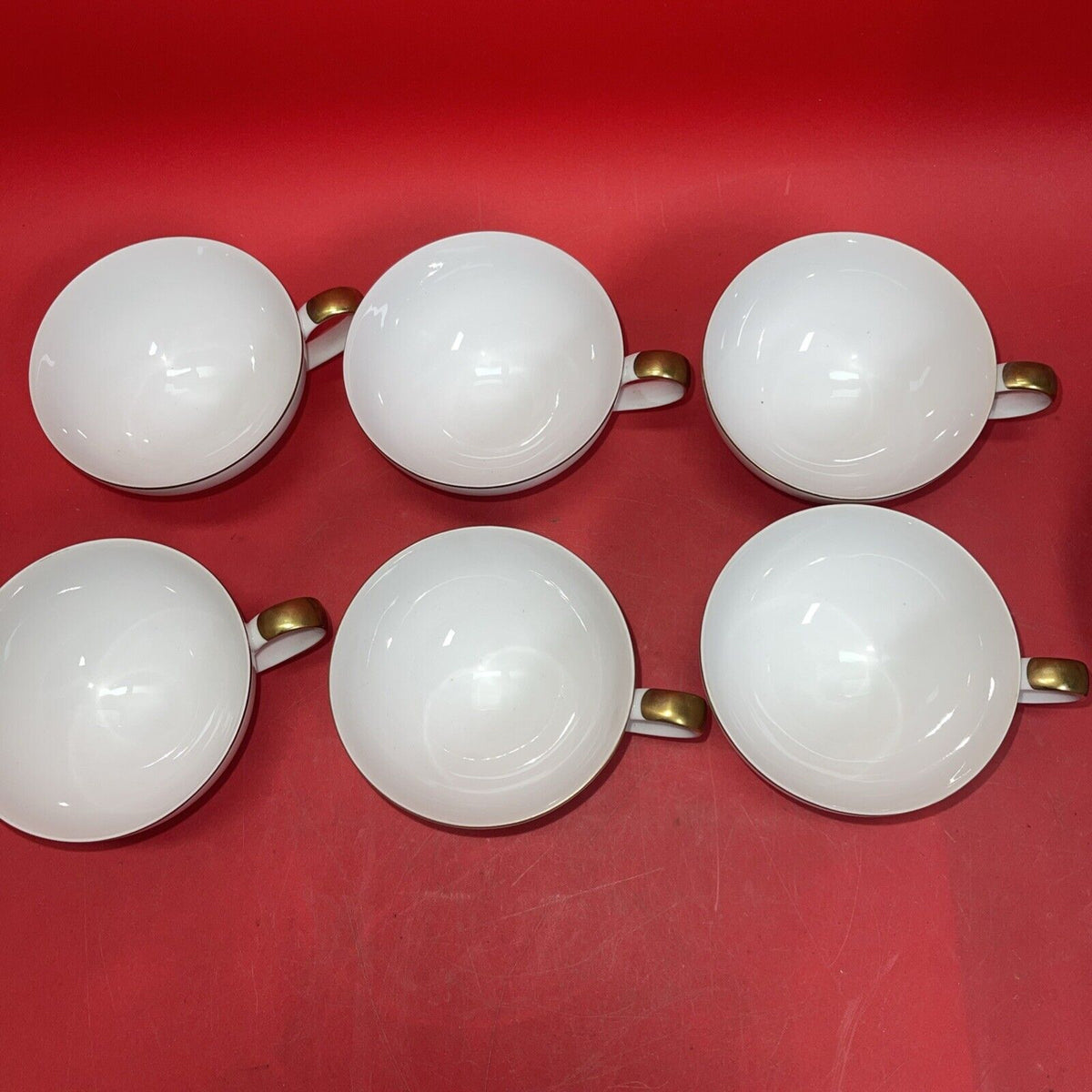 MIKASA Fine China NARUMI "Plaza" 6 CUPS & 6 SAUCERS