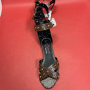 Steve Madden Sharon  Brown Studded Strappy Sandals Size 7.5