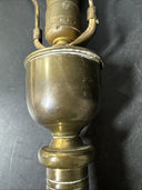 VINTAGE BRASS TABLE LAMP 23” Tall