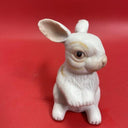 Pair of Royal Crown Bunny Rabbit Figurines Signed J Byron