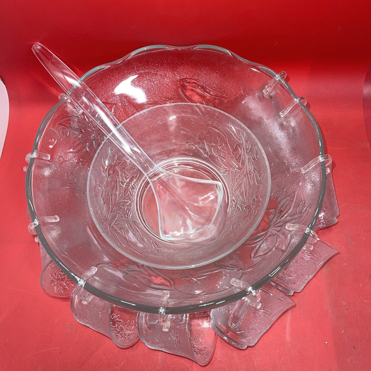 Vintage Elements23-Piece Glass Punch Bowl Set