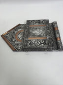 Hammered Metal Hanging Key Case w/ Elephant God Ganesh