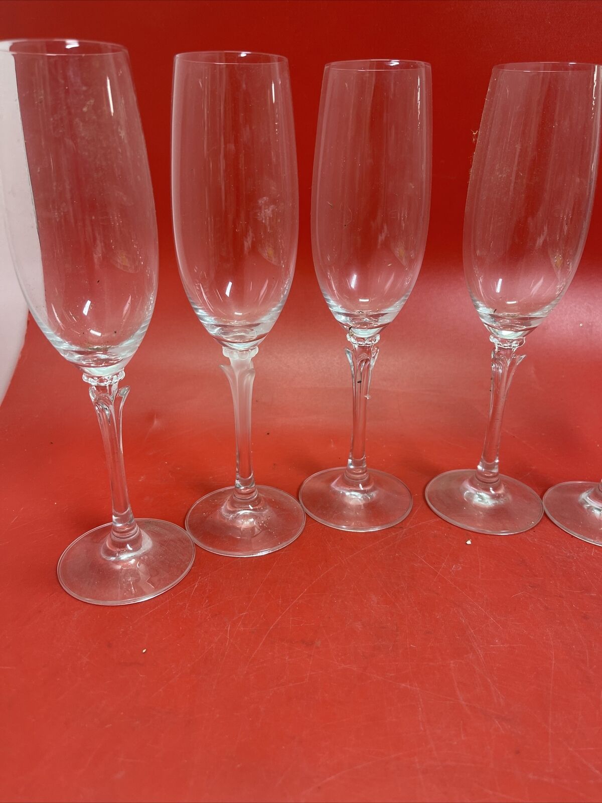 Vintage Schott Zweisel Florida Flute Champagnes Lot 6